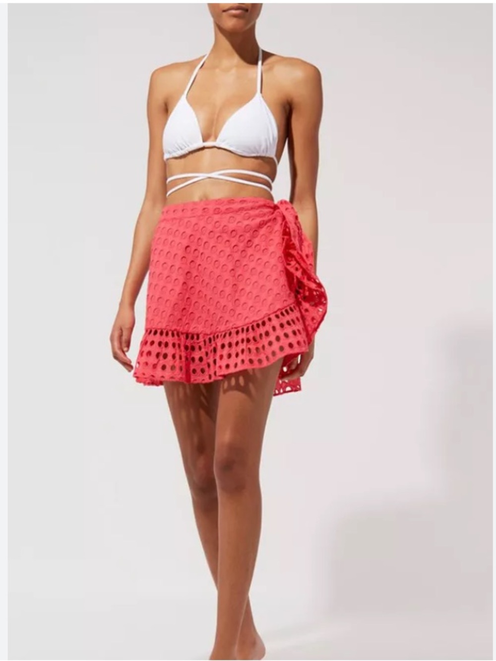 SOLID & STRIPE SARONG WRAP SKIRT